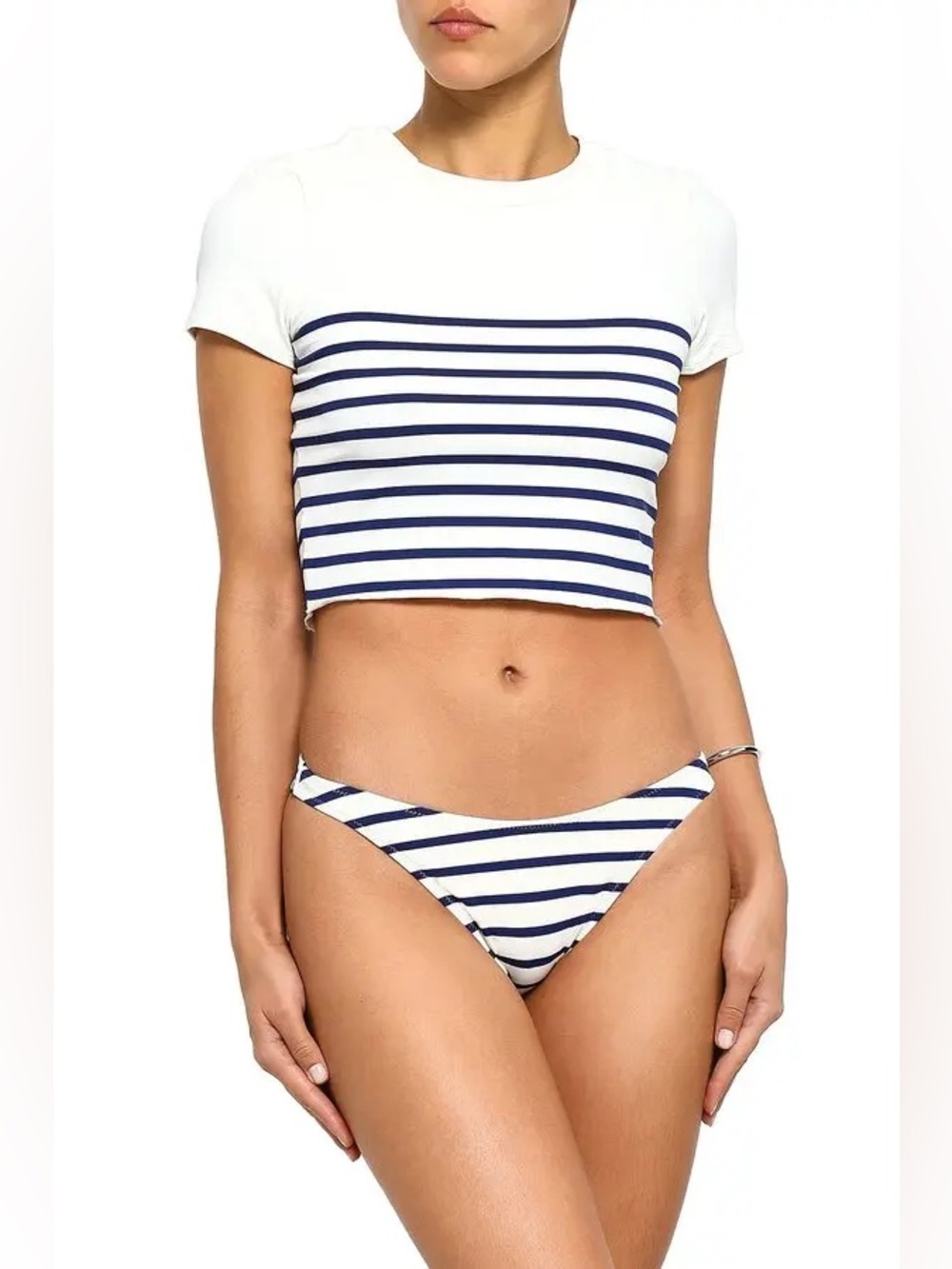 NWT Solid & Striped The Meghan striped bikini bottom